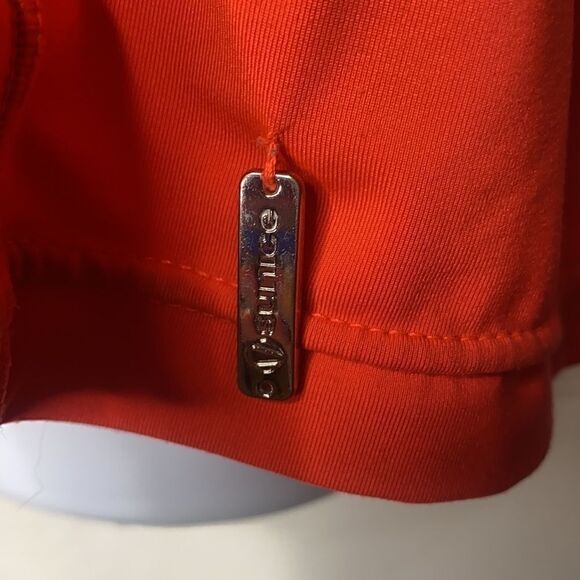 Sunice Orange Ruched Long Sleeves Pullover - Picture 2 of 9